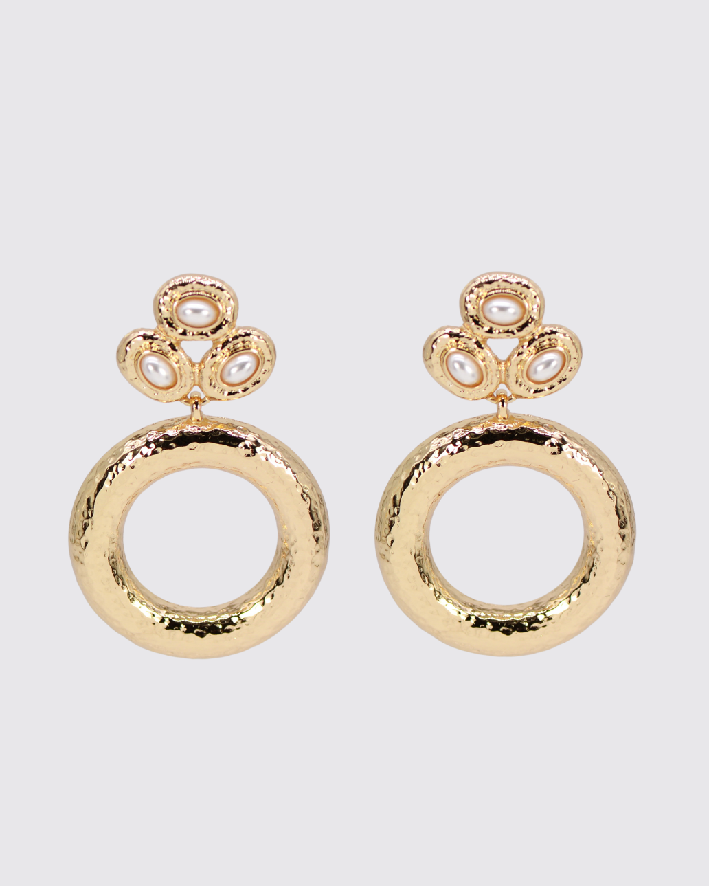 CROWN HOOP EARRING