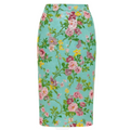 Floral Jacquard Pencil Skirt | PR Sample