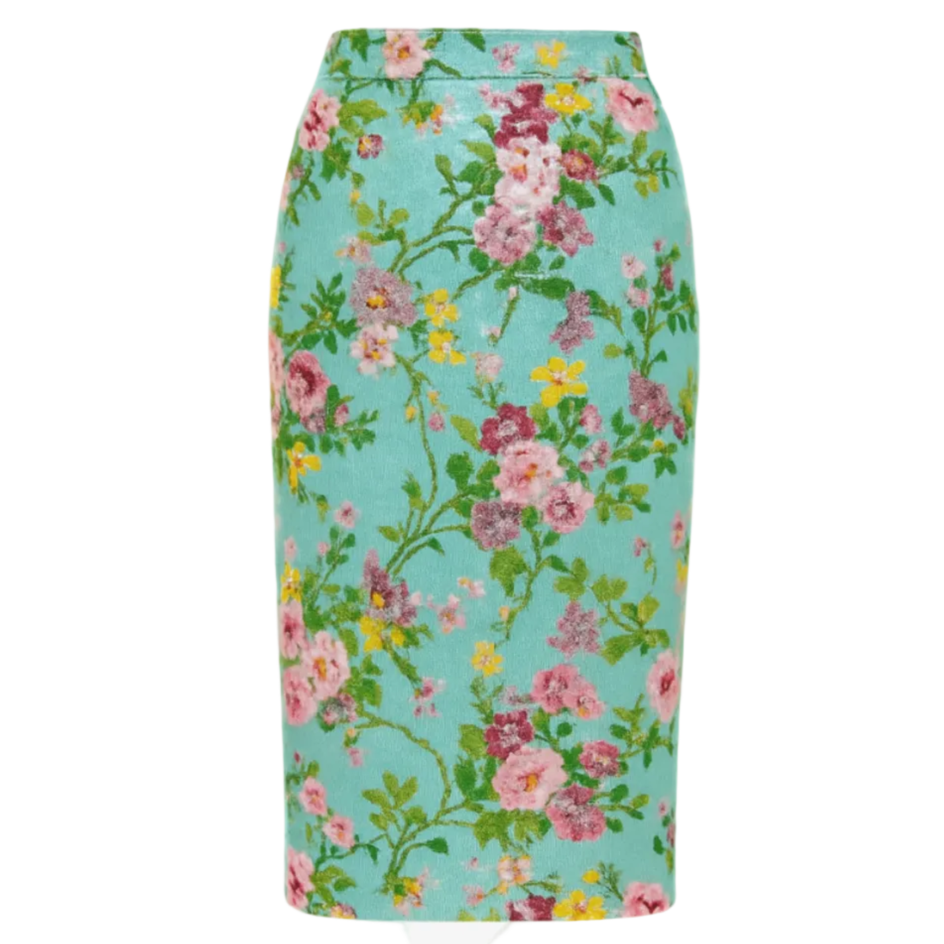 Floral Jacquard Pencil Skirt | PR Sample