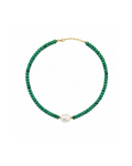 EMERALD BEADED NECKLACE