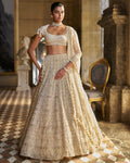 Ivory Pearl Lehenga Set By KYNAH, Luxury Indian Fashion & Bridal Wear
