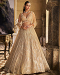 Nude Pearl Lehenga Set By KYNAH, Luxury Indian Fashion & Bridal Wear