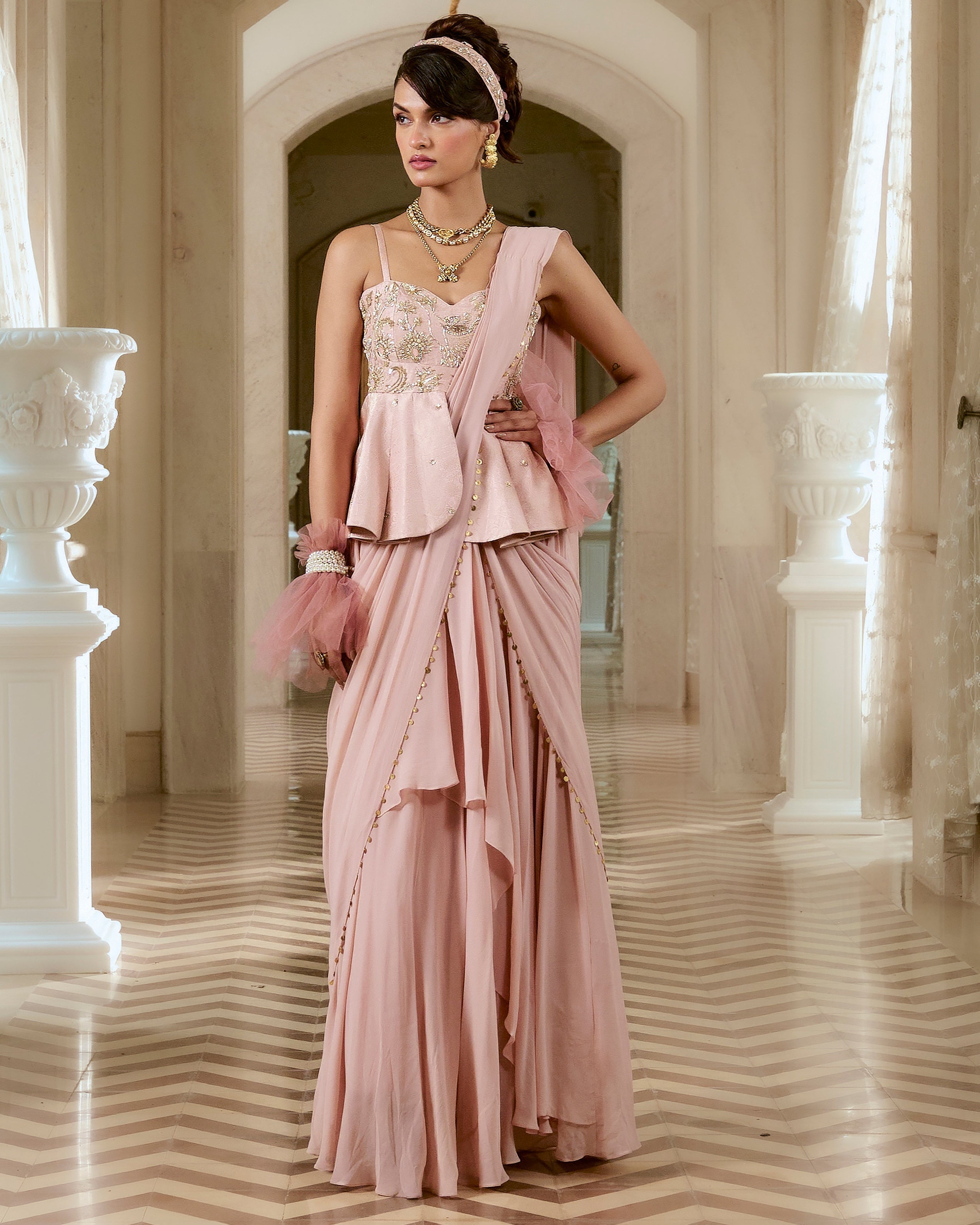 Paola Sari Set By KYNAH, Luxury Indian Fashion & Bridal Wear