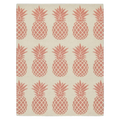 Coral Pineapple Hand Tufted Wool Rug
