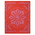 Coral Bloom Medallion Hand Tufted Rug