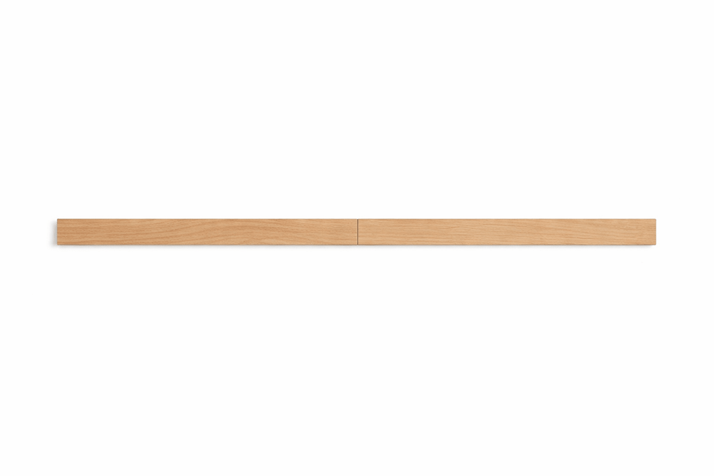 Cornisa de Madera Recta - Haya Natural