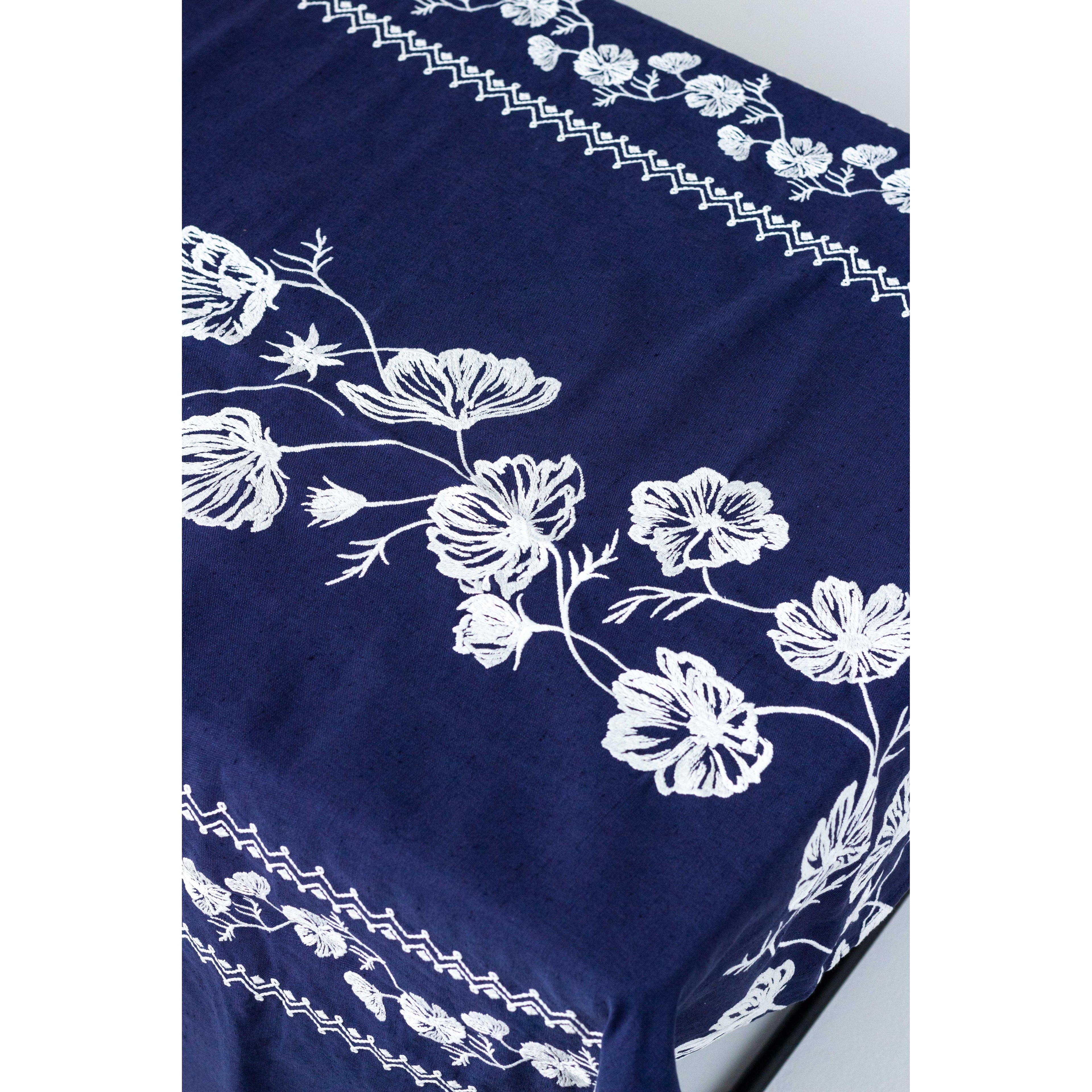 Cosmo Navy Rectangular Tablecloth
