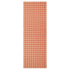 Orange Silk Scarf with Islamic Print Cosmo