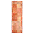 Orange Scarf with Islamic Pattern Print