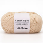 Ovillo Idealium Cotton Light – Algodón 50 g, prendas frescas
