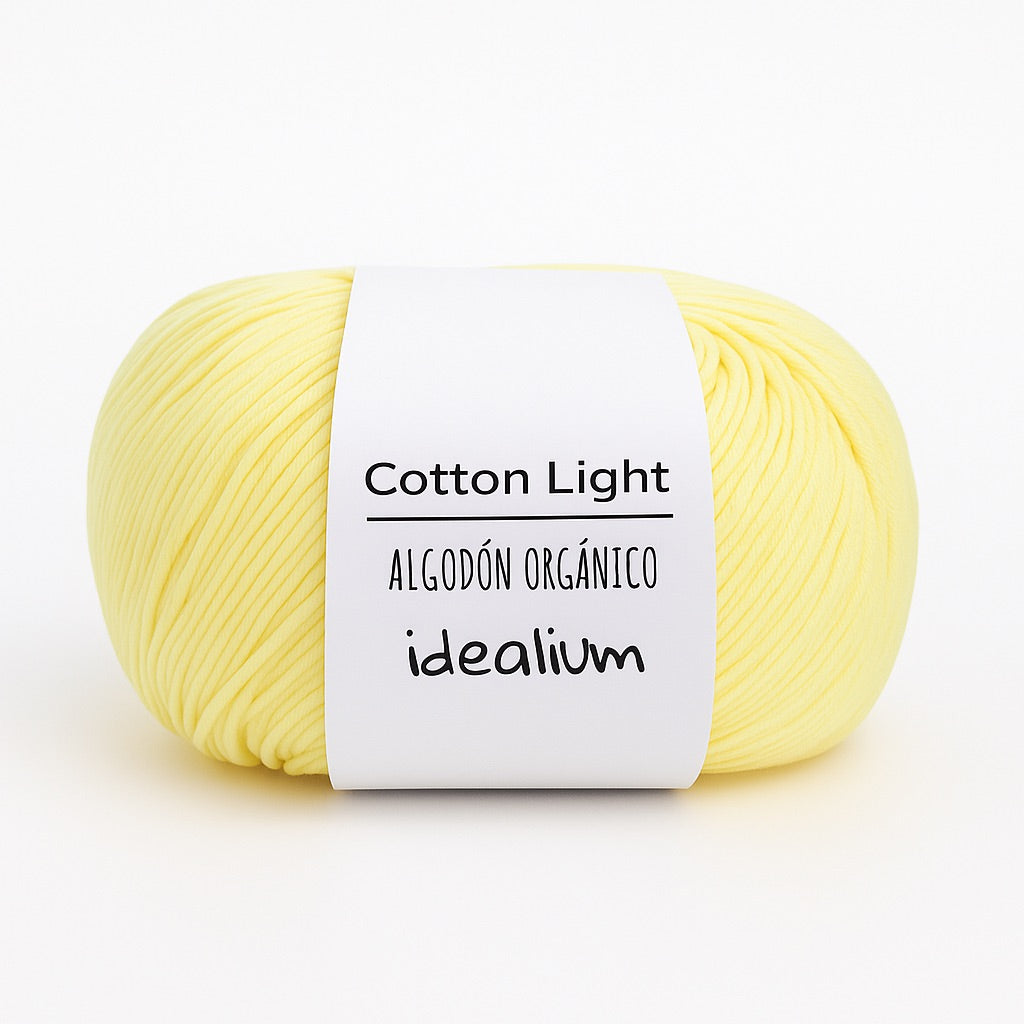 Ovillo Idealium Cotton Light – Algodón 50 g, prendas frescas