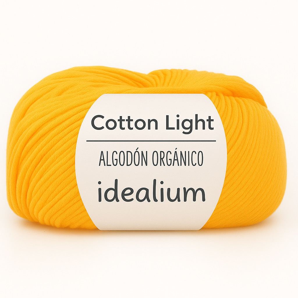 Ovillo Idealium Cotton Light – Algodón 50 g, prendas frescas