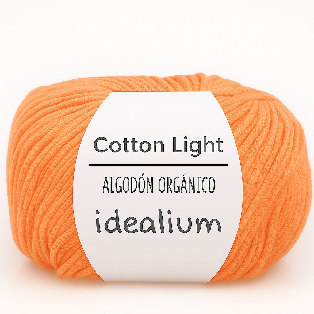 Ovillo Idealium Cotton Light – Algodón 50 g, prendas frescas