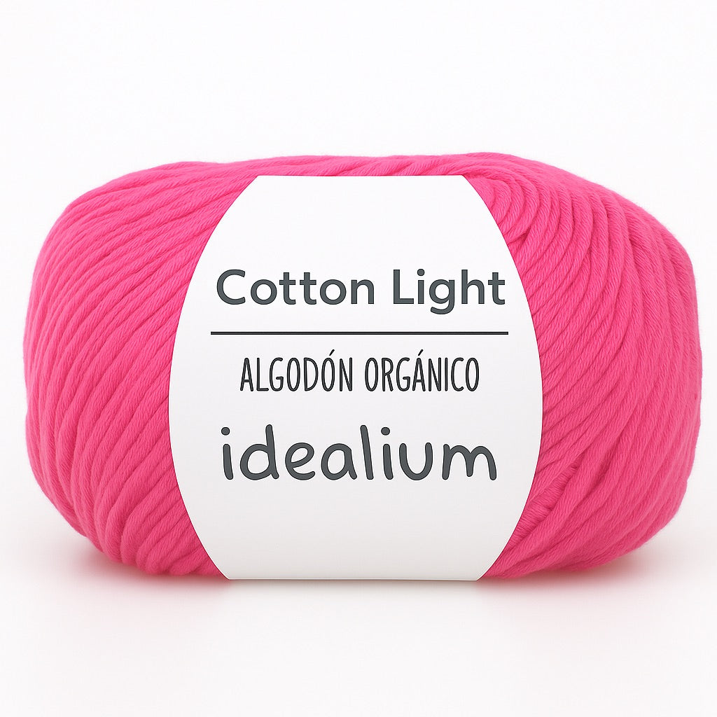 Ovillo Idealium Cotton Light – Algodón 50 g, prendas frescas