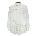 Couture White Wrinkled Shirt