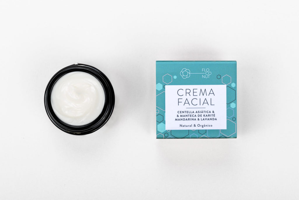Crema Facial  Reparadora Flor de Centella