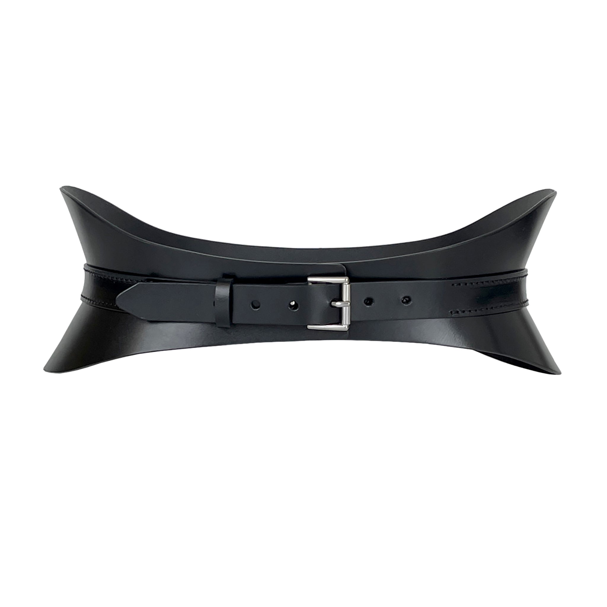 Crescent Leather Corset Belt