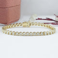 Cushion Lab Grown Diamond Tennis Bracelet