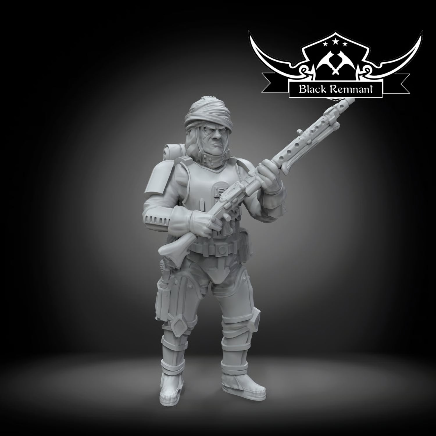 Cybernetic bounty hunter, Black Remnant