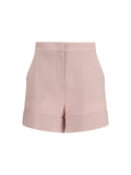 Max Mara Mohair and Silk Canvas Bermuda Shorts — Beige