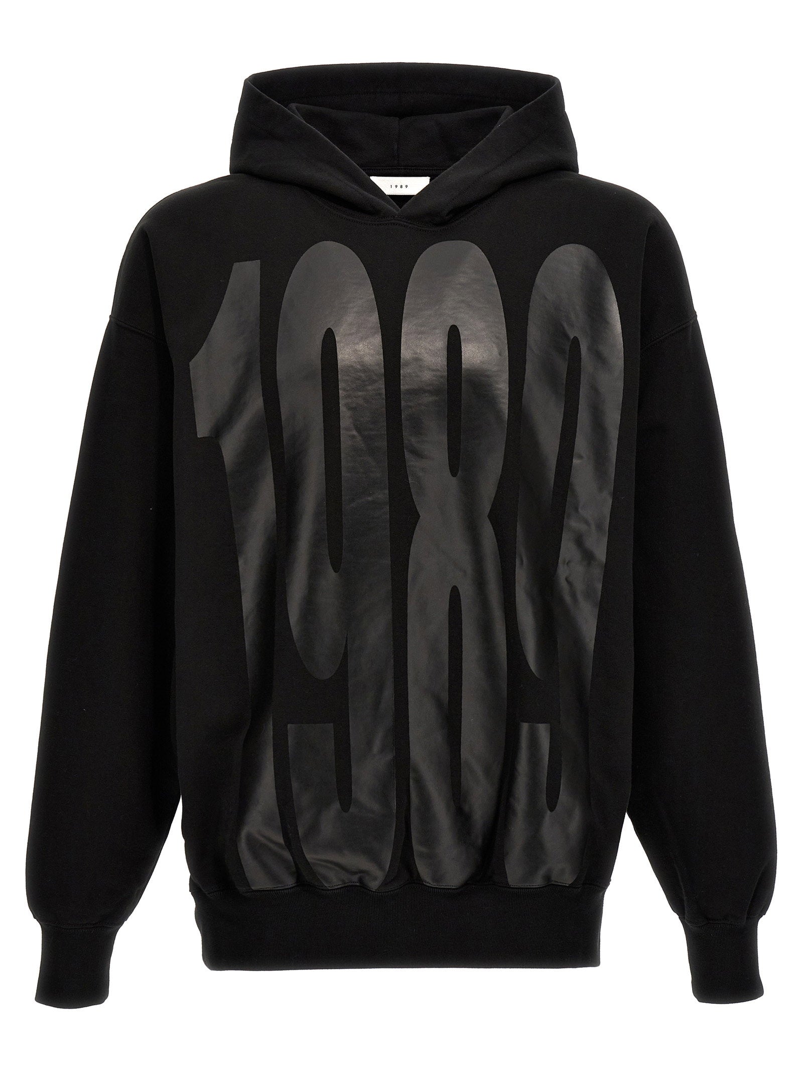 1989 Studio Faded Logo Hoodie — Black