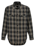 1989 Studio Check-Print Flannel Shirt — Black