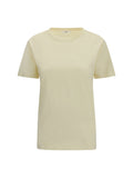 Rier Cotton Crew-Neck T-Shirt — Beige
