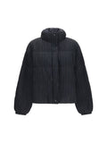 Gongdid Design Reversible High-Neck Puffer Down Jacket — Black