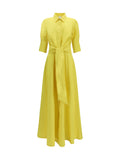 Sara Roka Dress — Yellow