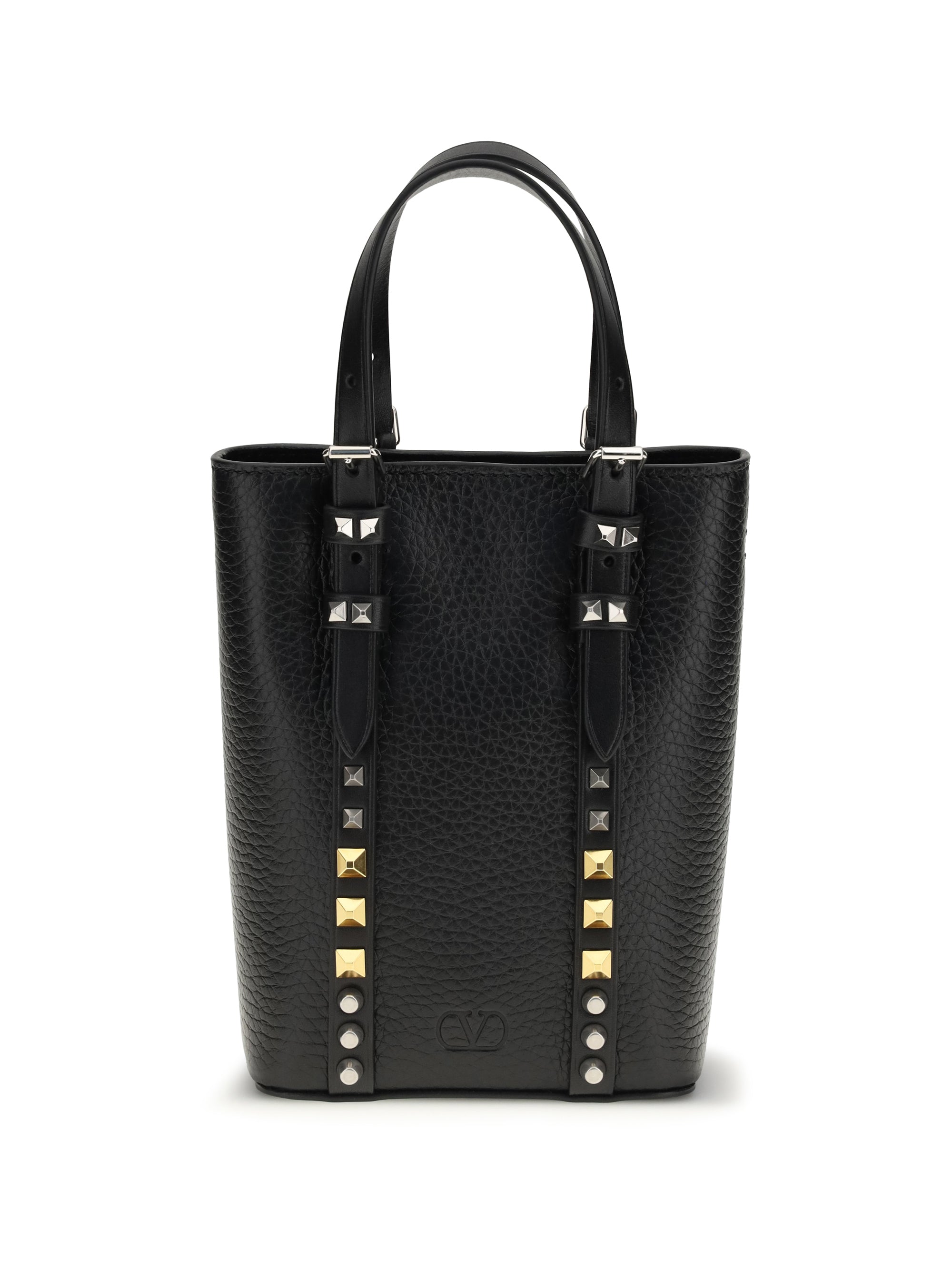 Valentino Garavani Rockstud Bucket Bag — Black