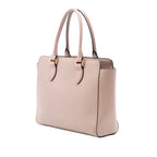 Soft Calf Trimmed Saffiano Lux Open Convertible Tote