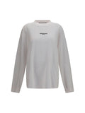 Alexander Wang Long-Sleeve Logo T-Shirt — White