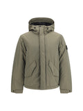 Stone Island Padded Micro Twill Jacket — Green