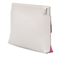 Bicolor Leather Anagram T Pouch