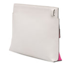 Bicolor Leather Anagram T Pouch