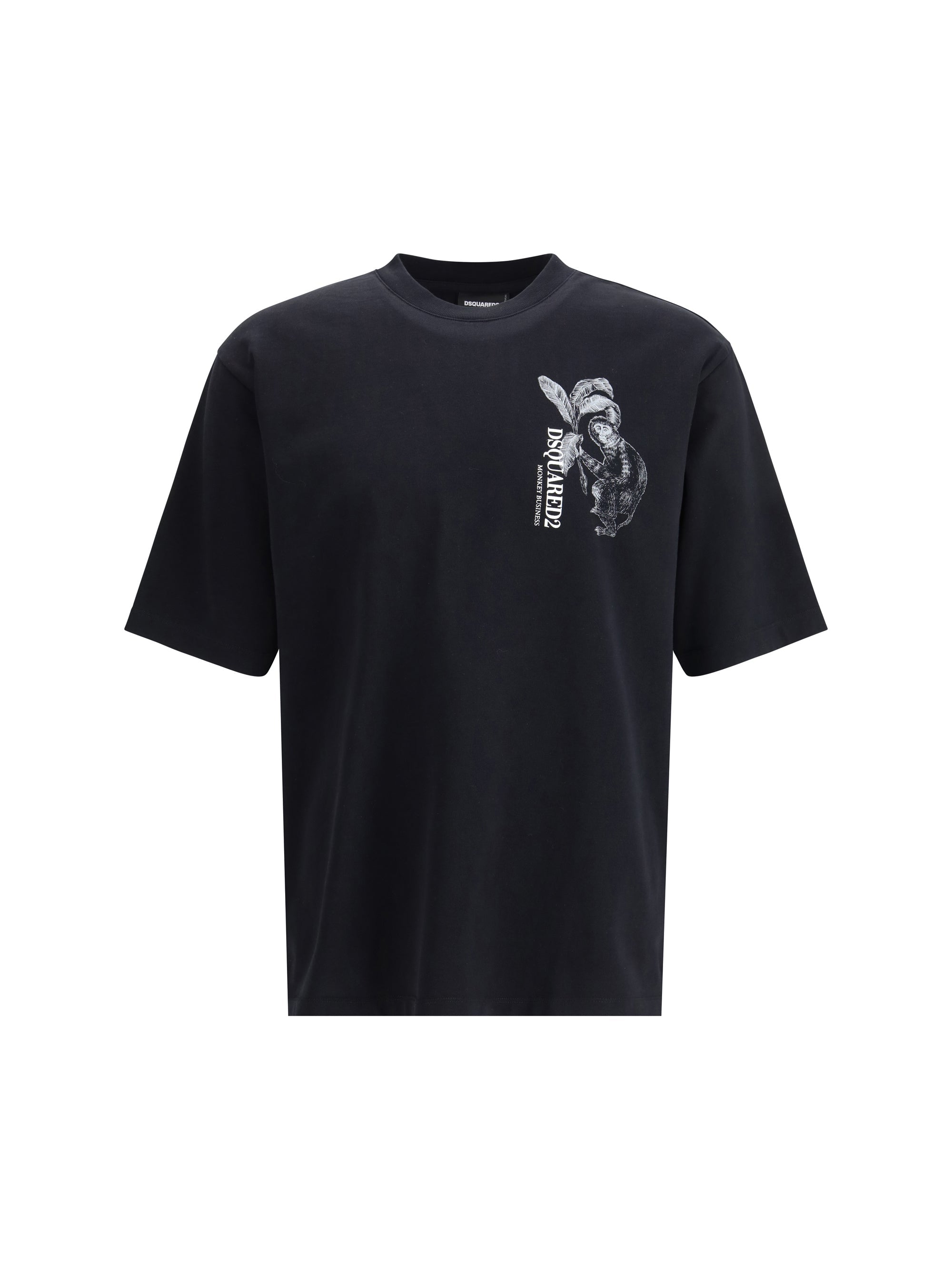Dsquared2 Monkey Business T-Shirt — Black