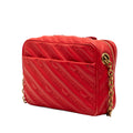 Calfskin Allover Logo Blanket Reporter XS Crossbody