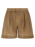 Ermanno Scervino Marocain Shorts — Sand