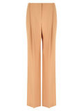 Ermanno Scervino Wide-Leg Palazzo Trousers — Beige