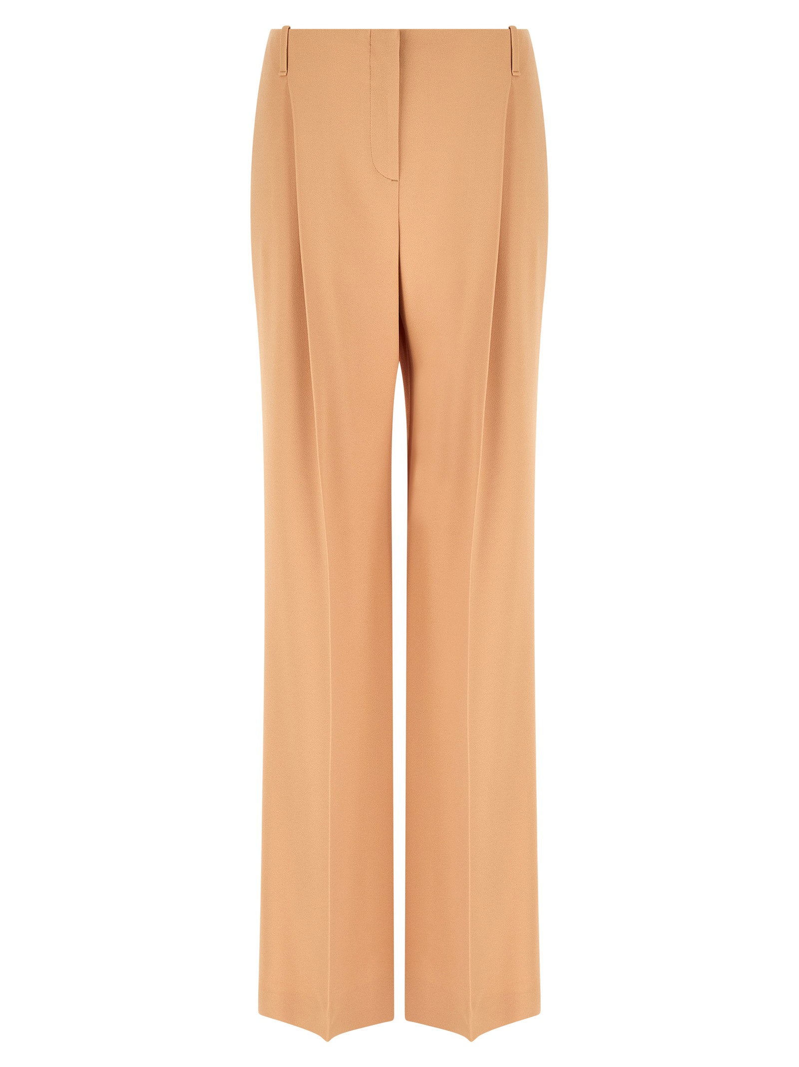 Ermanno Scervino Wide-Leg Palazzo Trousers — Beige