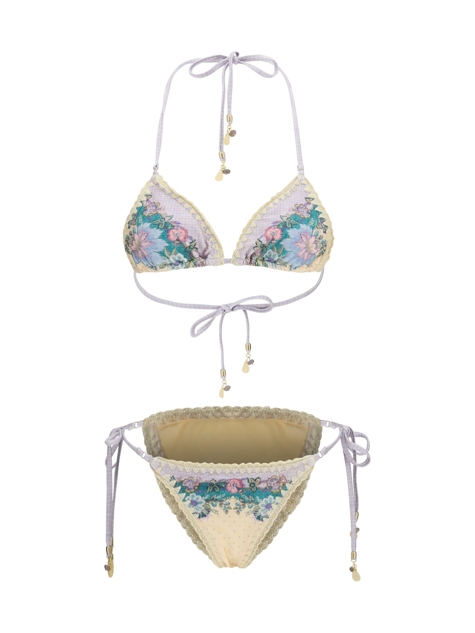 Zimmermann Indra Bikini — Cream