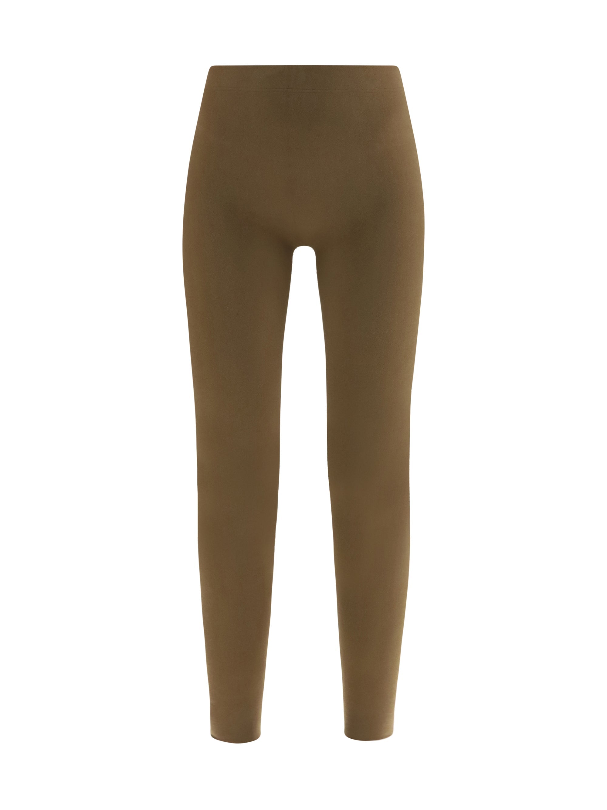 Wolford Seamless Warp-Knit Leggings — Brown