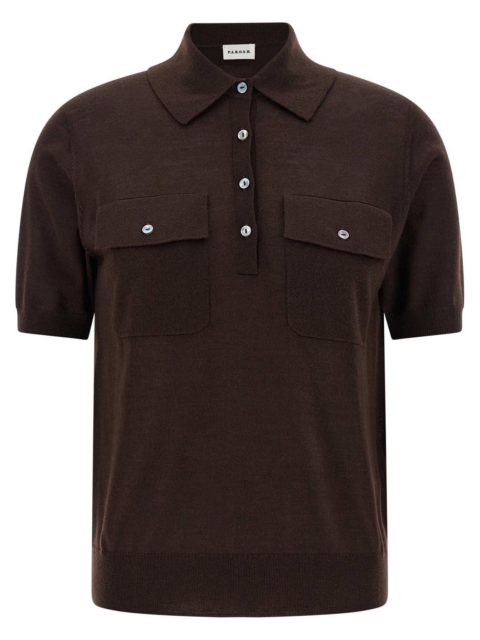 P.A.R.O.S.H. Polo Shirt — Brown