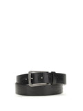 Brunello Cucinelli Hand-Carved Leather Belt — Black