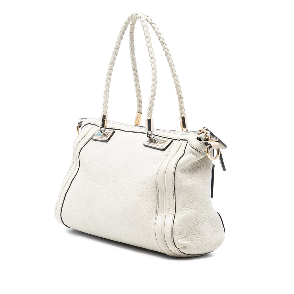 Pebbled Calfskin Bella Satchel
