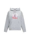 Fiorucci Poodle-Print Hoodie — Gray