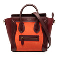 Nano Tricolor Nubuck and Calfskin Luggage Tote