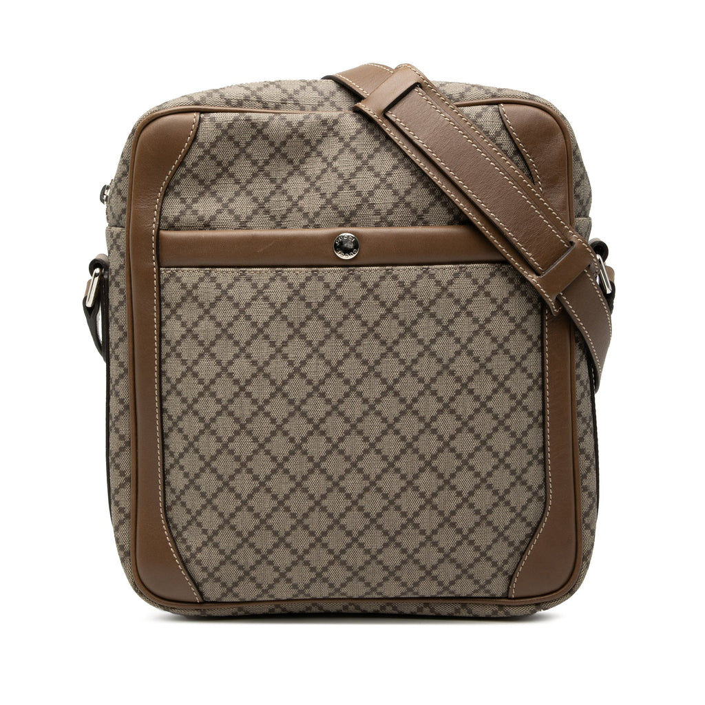 Diamante Coated Canvas Zip Crossbody