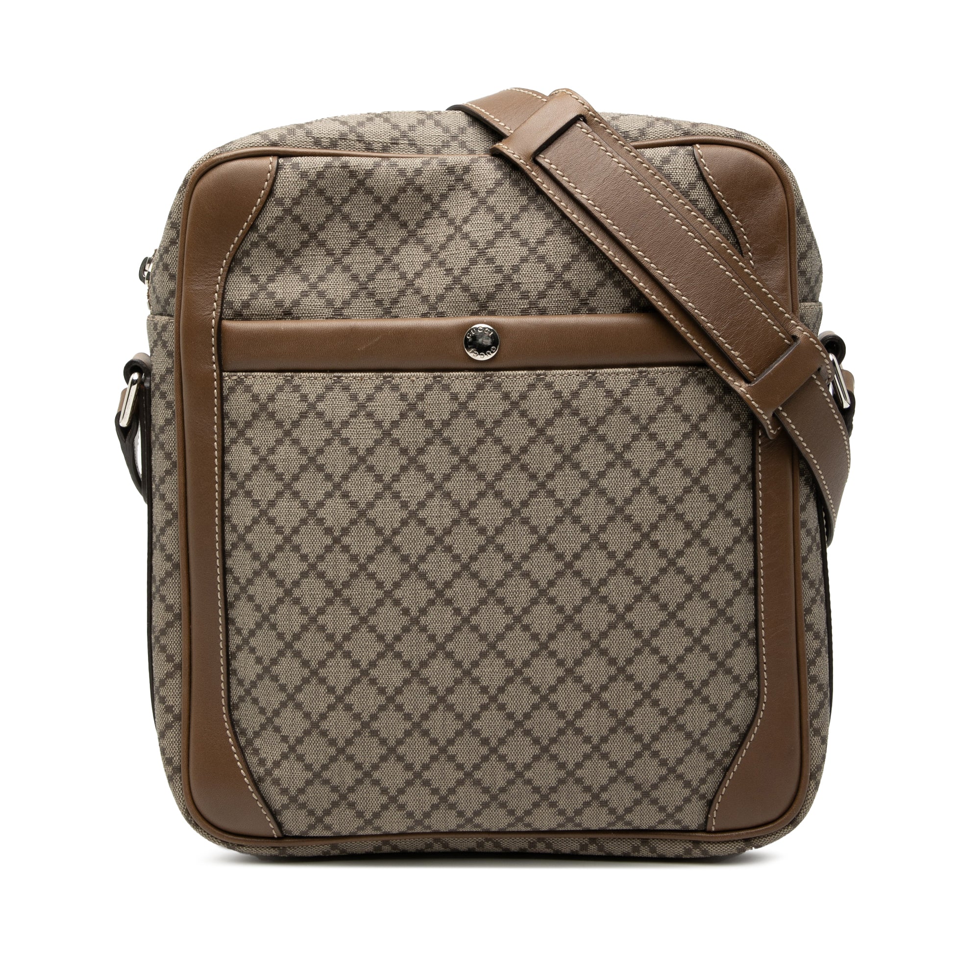 Diamante Coated Canvas Zip Crossbody