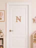 Letra Inicial Personalizada con Nombre – Madera y Metacrilato 🤍